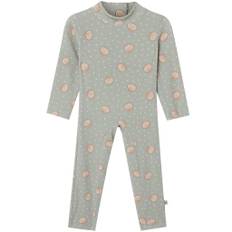 Buddy & Hope Mio Mønstret UV-dragt Med Muslingeskal Grøn 86/92 cm  Grøn  86/92 cm  Unisex