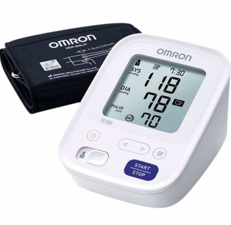 Omron blodtryksapparat M3 fuldautomatisk inkl. easy cuff M/L  22-42cm