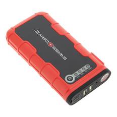 Jumpstarter Kit 12V - 12000 mAH - 2x USB-indgange & med lys - Hurtig levering
