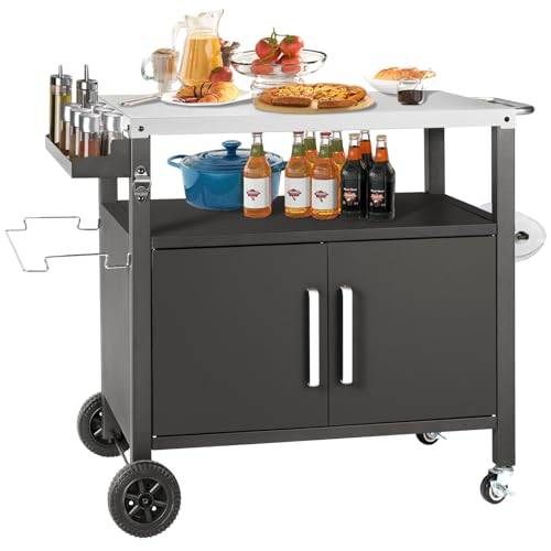 Kendane Grilltisch mit Großer Arbeitsfläche Grill Beistelltisch