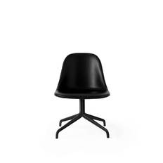 Harbour Side Dining Chair, Black Star Base, Upholstered - Star Base Swivel w/Return / Dakar 0311
