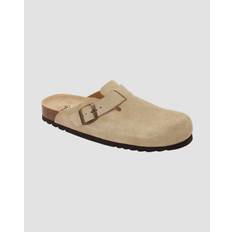 Olivier Suede Clogs Sandal - Beige - 40