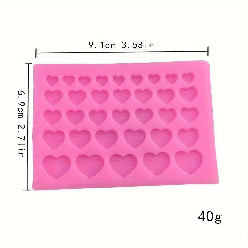 1pc Heart-shaped Silicone Mold For Fondant, Chocolate & Candy - Perfect For Valentine's Day Baking And Diy Cake Decorations