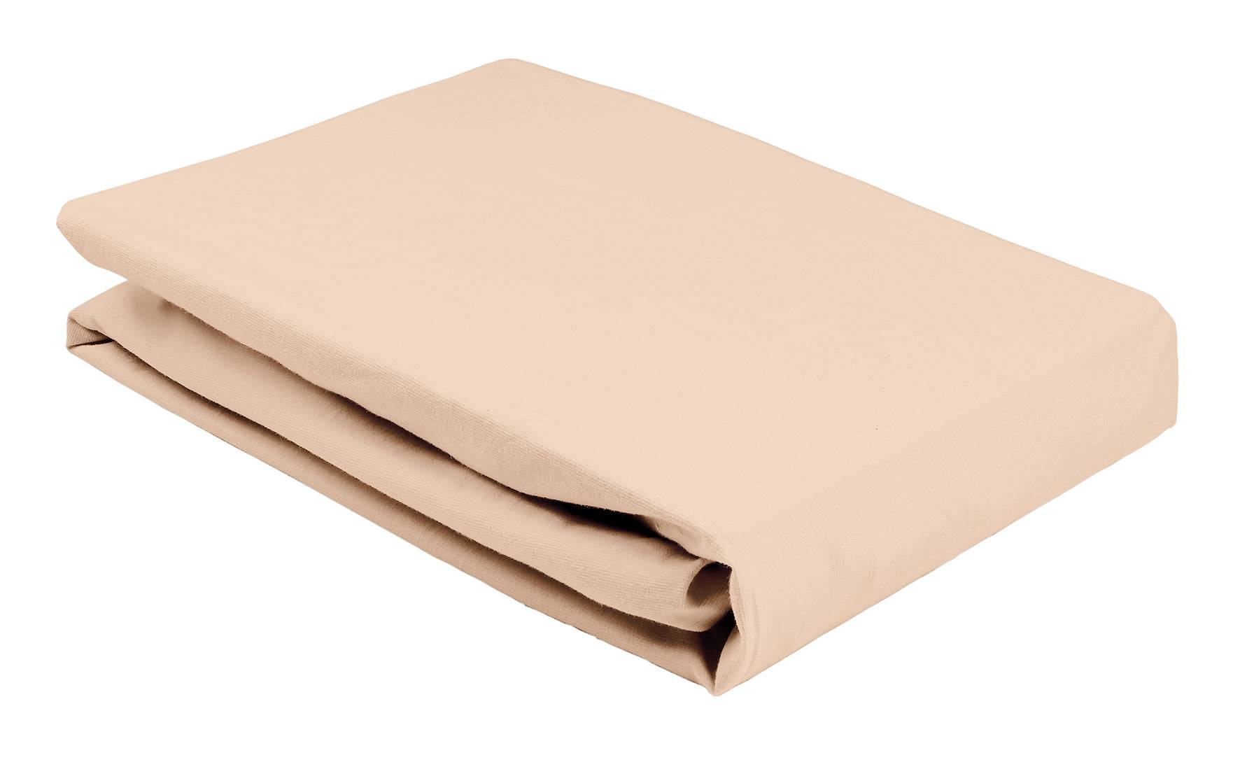 Elegante ´Soft´ jerseylagen, flere størrelser - Beige - 140-160/200 cm