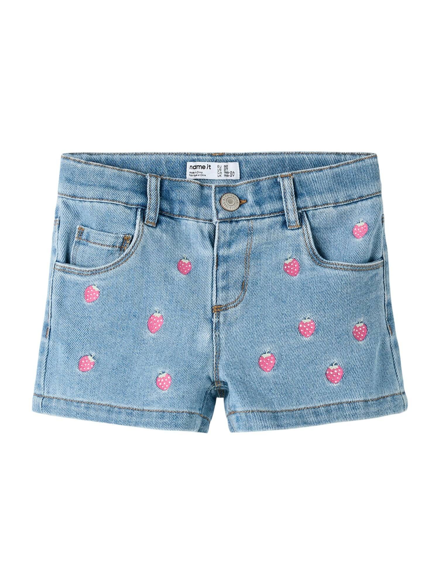 NAME IT Jeans 'NMFRose'  blue denim / pink / hvid