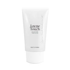 Love Me Touch Silky UV Milk SPF50 PA++++ 50g Sunscreen No UV absorbers Non-chemical skin care Infant tested UV protection Fullerene Ceramide UV protec