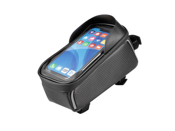 FORCE Clash steltaske med smartphoneholder 1 liter sort