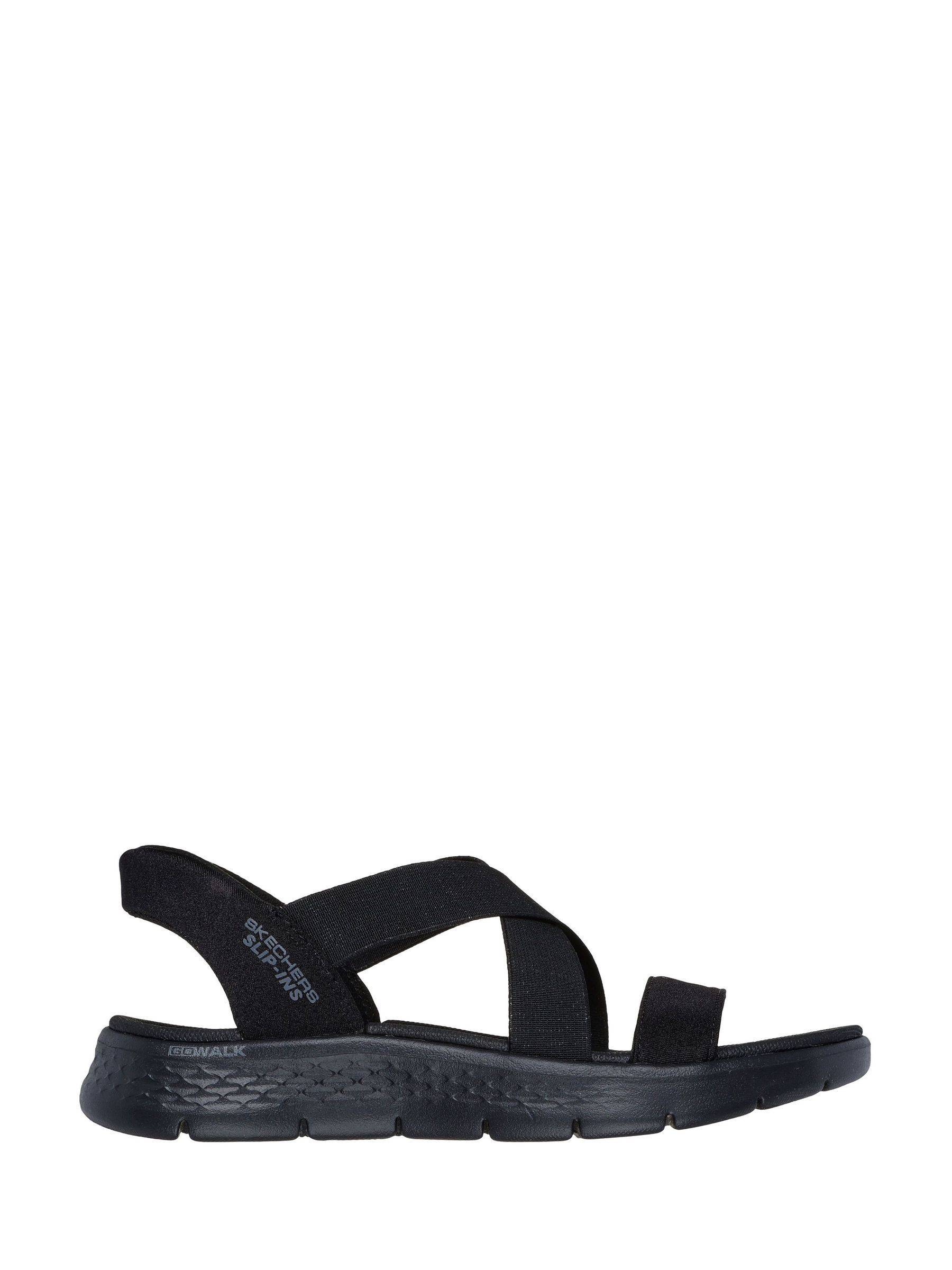 Skechers Skechers Black Slip-Ins: Go Walk Flex Sandals Glimmer Up