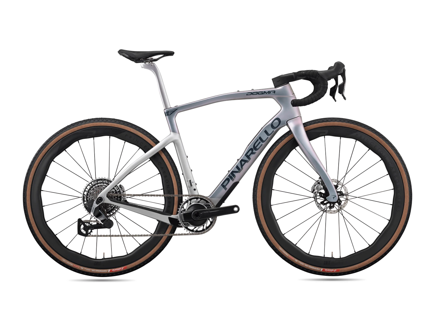 Pinarello Dogma GR Red XPLR AXS 2026 - Sram Red XPLR AXS 1x13sp - Princeton Grit 4540 DB - 064 / 430 / Interstellar Grey Matt (430)