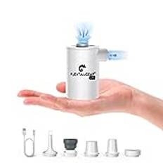 FLEXTAILGEAR MAX PUMP 2020 Bärbar luftpump med 3 600 mAh batteri, USB-laddningsbar luftpump, snabb uppblåsning för luftmadrass, pool-leksaker etc