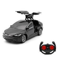 Nytårs Julegave 4-dørs Tesla fjernstyret bil børnegave Julegave
