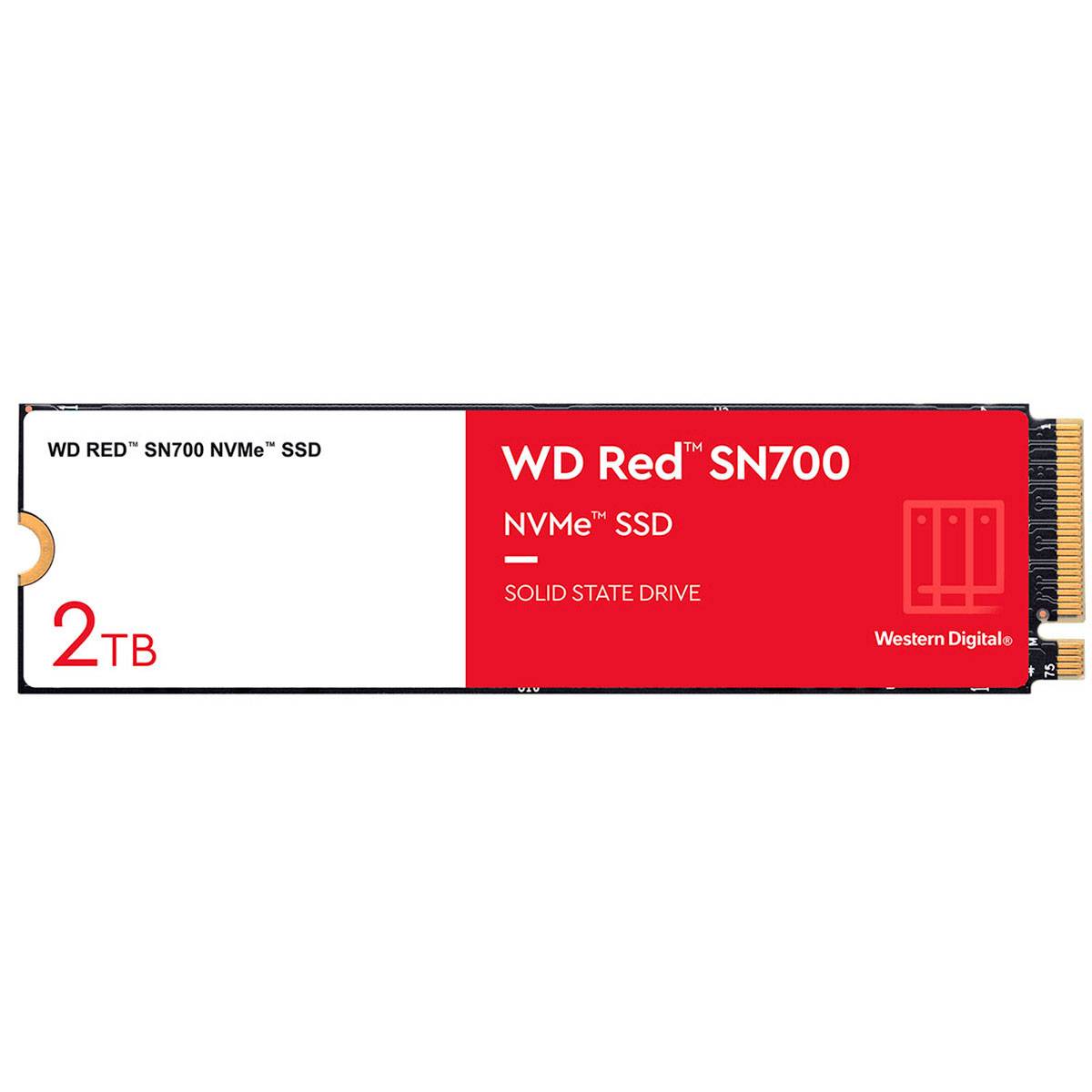 WD Red SN700 Intern SSD 2TB - M.2 PCle 3.0 (NVMe)