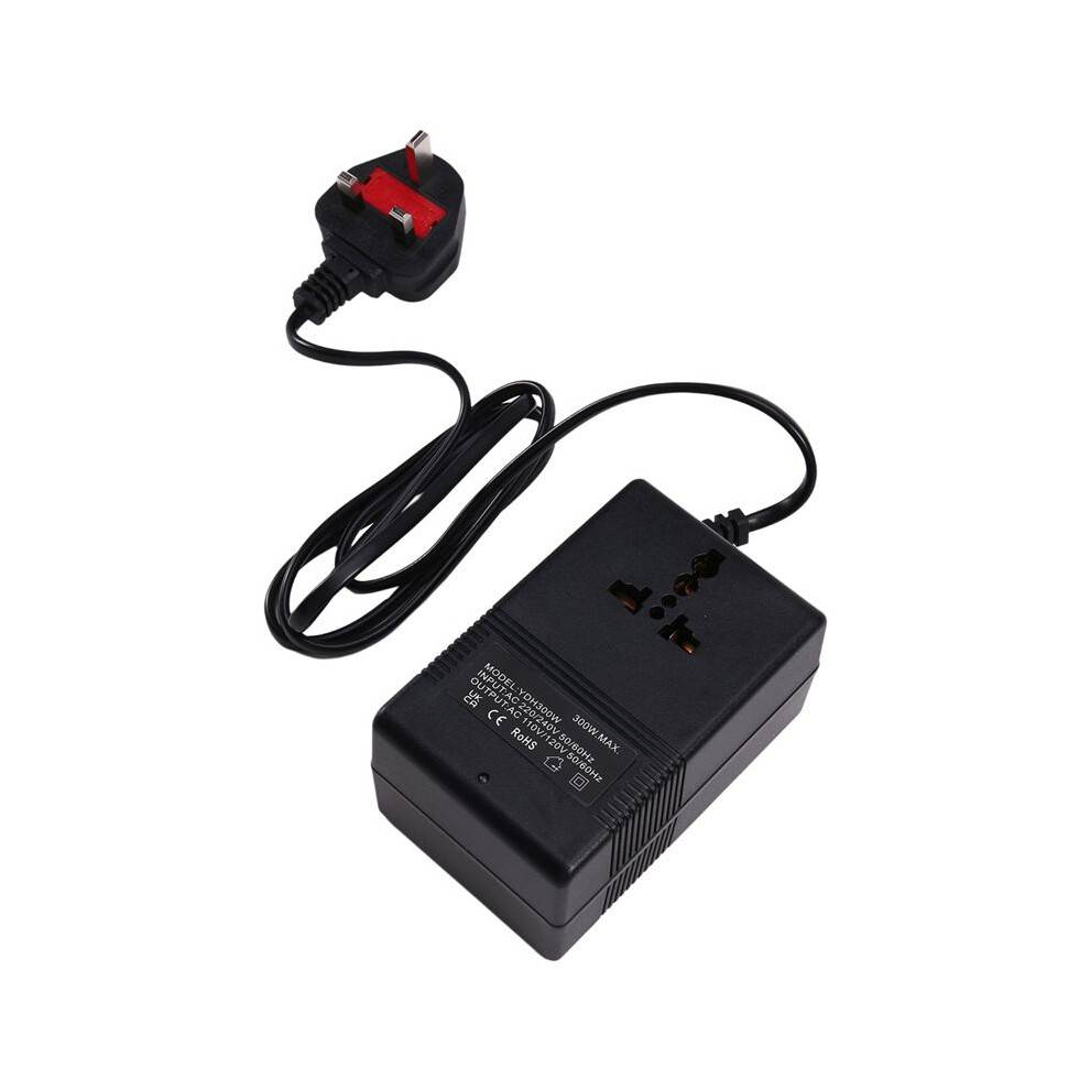 300W Voltage Converter Transformer 220V to 110V Step-Down Transformer 110V to 220V Travel Adapter UK Plug Inverter