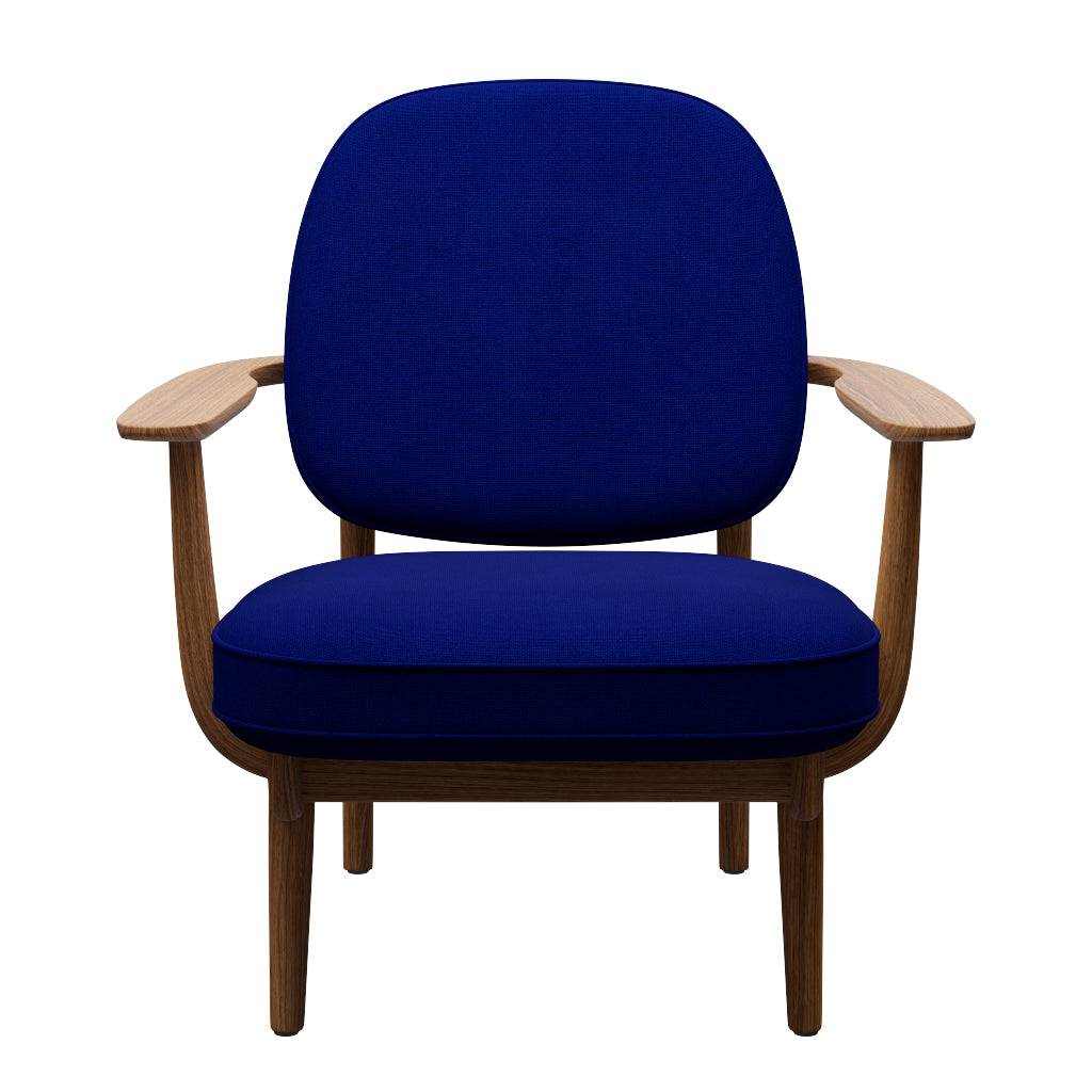 Fred Lænestol, olieret eg fra Fritz Hansen Hallingdal - 753 Ultra Marine - Jacobsen Plus