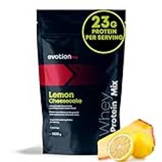 EVOTION PRO - Whey Protein Mix - Serumprotein för idrottare - Pulverdryck -1020 G (Lemon Cheesecake)