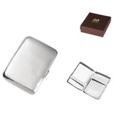 Winjet Winjet Cigaret Etui - 16 King Size Cigaretter - Børstet Chrom