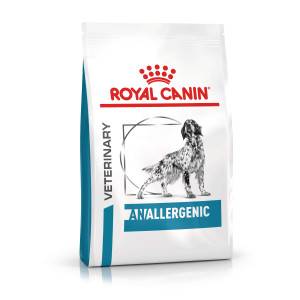 Royal Canin Veterinary Anallergenic hundfoder. Förpackning: 3 x 8 kg
