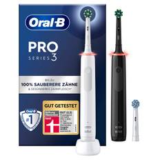 Oral-B PRO 3 3900 Duopack El tandbørste. Sort og Hvid