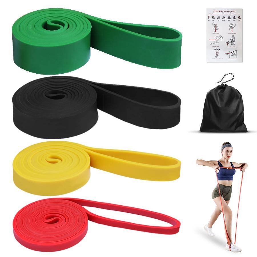 Heavy Duty Latex Resistance Band Tränings Elastiskt band för sport Styrka Pull Up Assist Band Träning Pilates Träningsutrustning