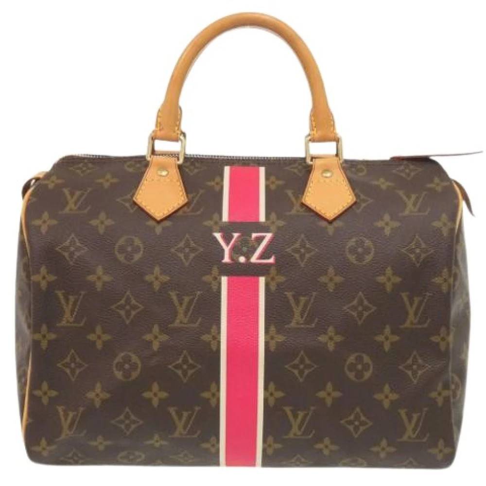 Louis Vuitton Vintage Pre-owned Vintage Monogram Håndtaske - Vintage - Dame - Brun - ONE SIZE - Læder