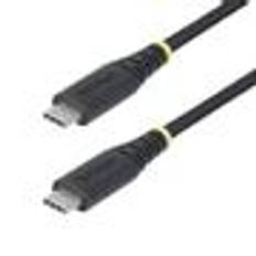 STARTECH USB-C CABLE USB-IF CERTIFIED 240W PD/SILICONE JACKET/RUGGED CABL