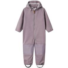 Name It Softshelldragt m. Fleece - NmfAlfa08 - Grey Ridge m. Mag - Name It - 4 år (104) - Softshell