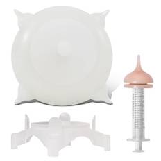 Bubble Milk Bowl Puppy Feeder Puppy Milk Feeder Puppy Nursing Station Puppy Feeder for Multiple Puppies esbilac Puppy Milk Replacement Dog Bubble Puppy Feeder Dongdong Pet (S(150ml), vit)