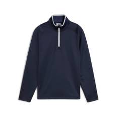 Puma Boys Waffle Fleece 1/4 Zip - 164cm / Navy / Tjörn