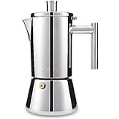 Easyworkz Diego spishäll espressobryggare Rostfritt stål Moka Pot 520 ml, Silver