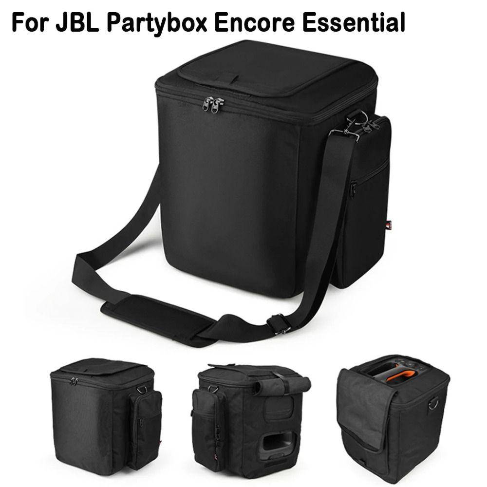 Portable Storage Bag with Shoulder Strap Protective Case for JBL Partybox Encore Essential svart