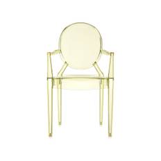 Kartell - Louis Ghost Chair 4852, Straw Yellow - Matstolar - Philippe Starck - Gul - Plast