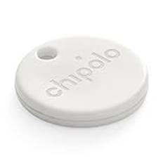 CHIPOLO Point – nyckelhittare, Bluetooth-spårare för nycklar, väska – fungerar med Googles Hitta min enhetsapp (endast Android) (Off White) (ONE Point)