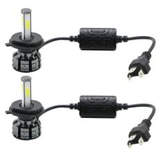 4 sidet LED forlygtepærer med ekstern styreboks - 9012 / HIR2 - sæt med 2 stk.