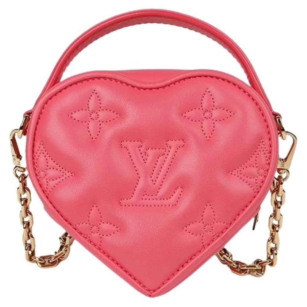 Louis Vuitton Vintage Pre-owned Pop My Heart Pouch Skuldertaske Crossbody Taske - Vintage - Dame - Lyserød - ONE SIZE - Uld