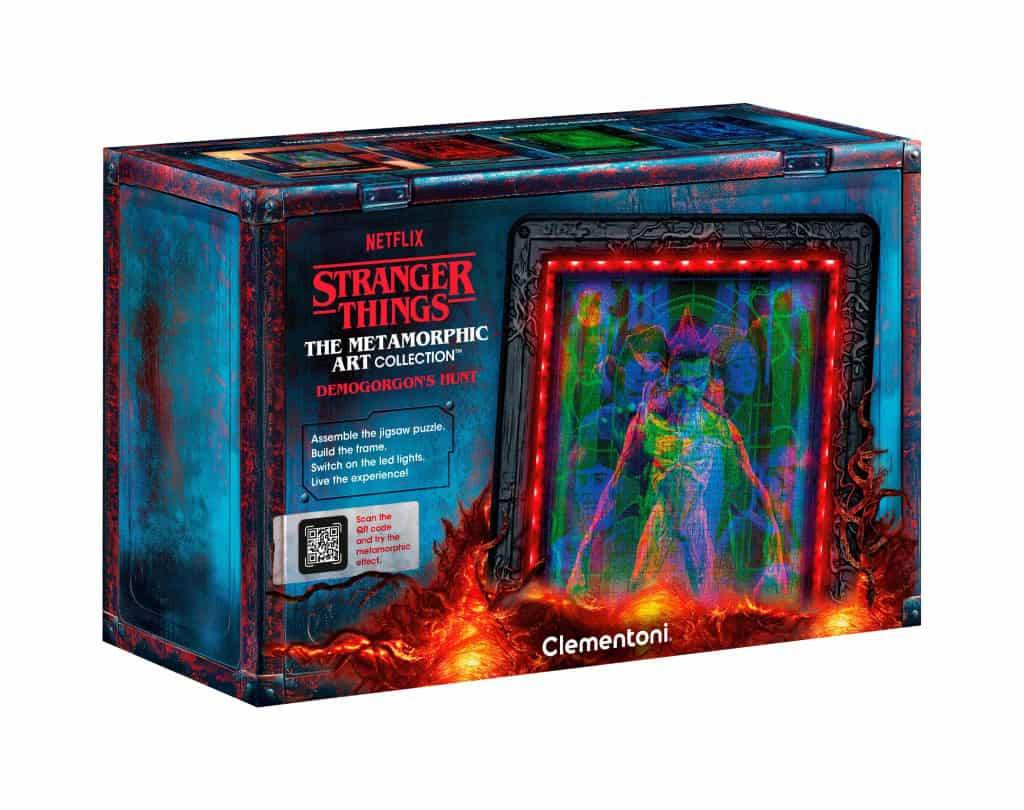 Stranger Things The Demogorgon 520-bitars pussel med LED-ram Clementoni