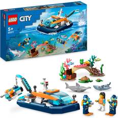 LEGO 60377 City Utforskare Och Dykarbåt