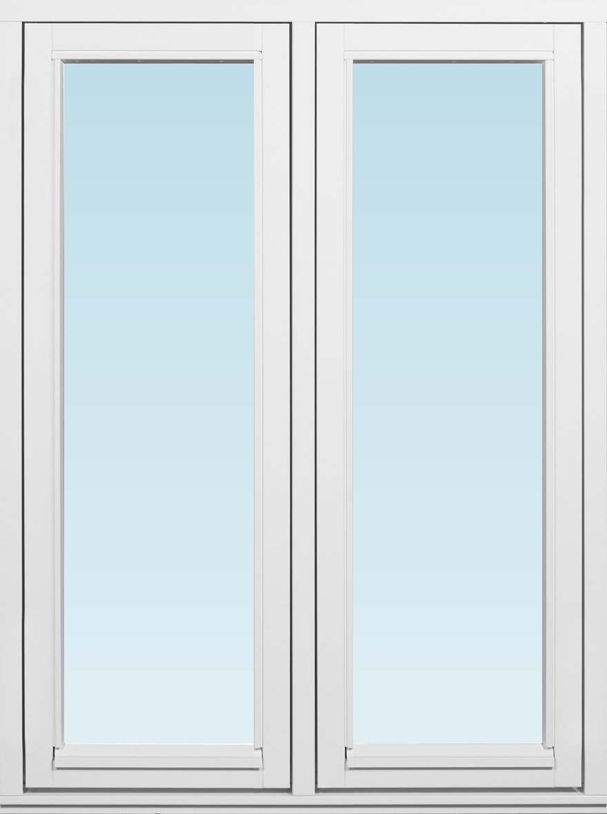 Svenska Fönster SF sidohängt fönster utåtgående 880x1180mm  2-luft, insida trä utsida trä, 2-glas  (9x12)