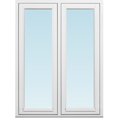 Svenska Fönster SF sidohängt fönster utåtgående 880x1180mm  2-luft, insida trä utsida trä, 2-glas  (9x12)