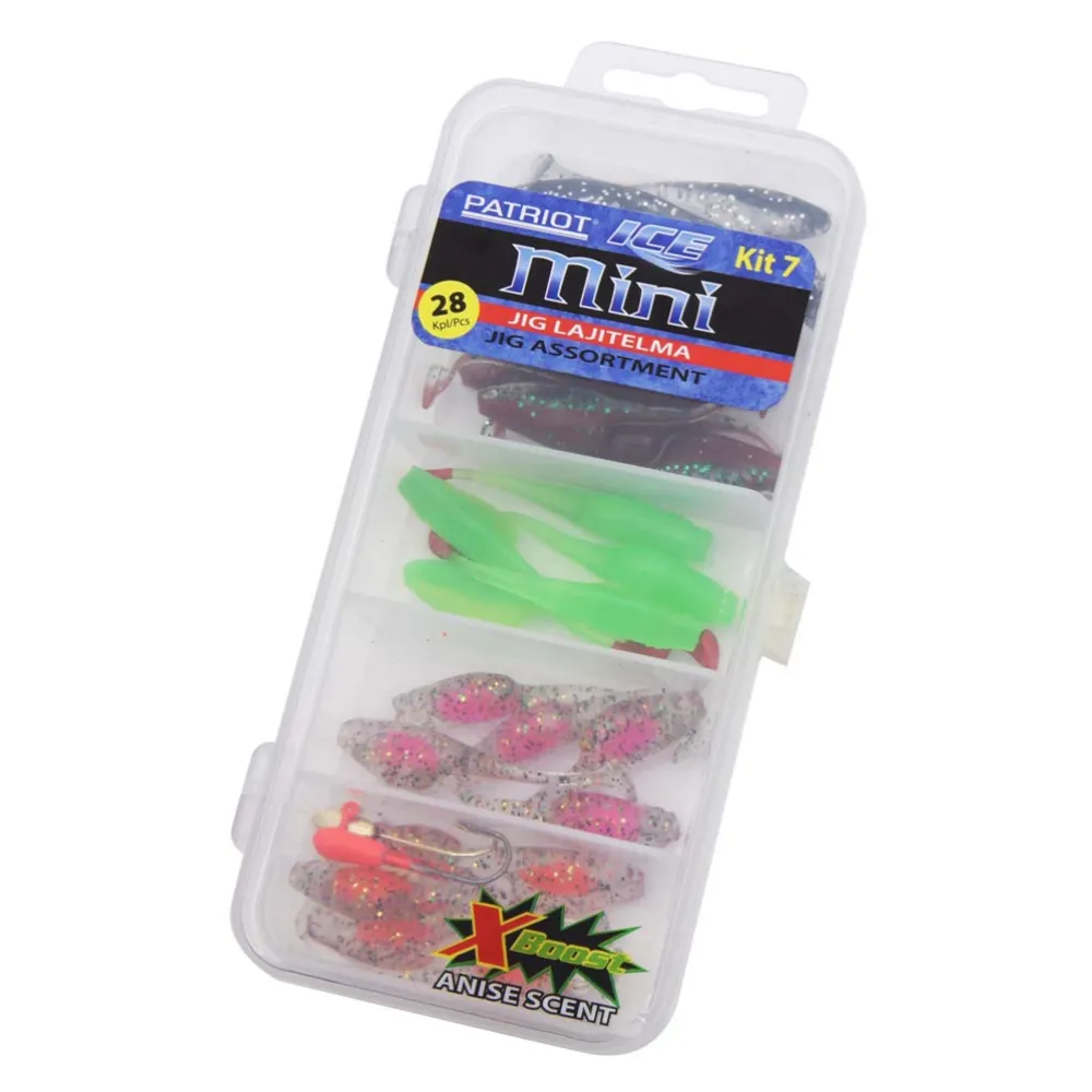 Patriot Ice Mini Jigg-set 28 st - Kit 7