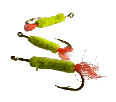 Chenilleräka Långskaftad #10 3 Pack (Färg: Gul)