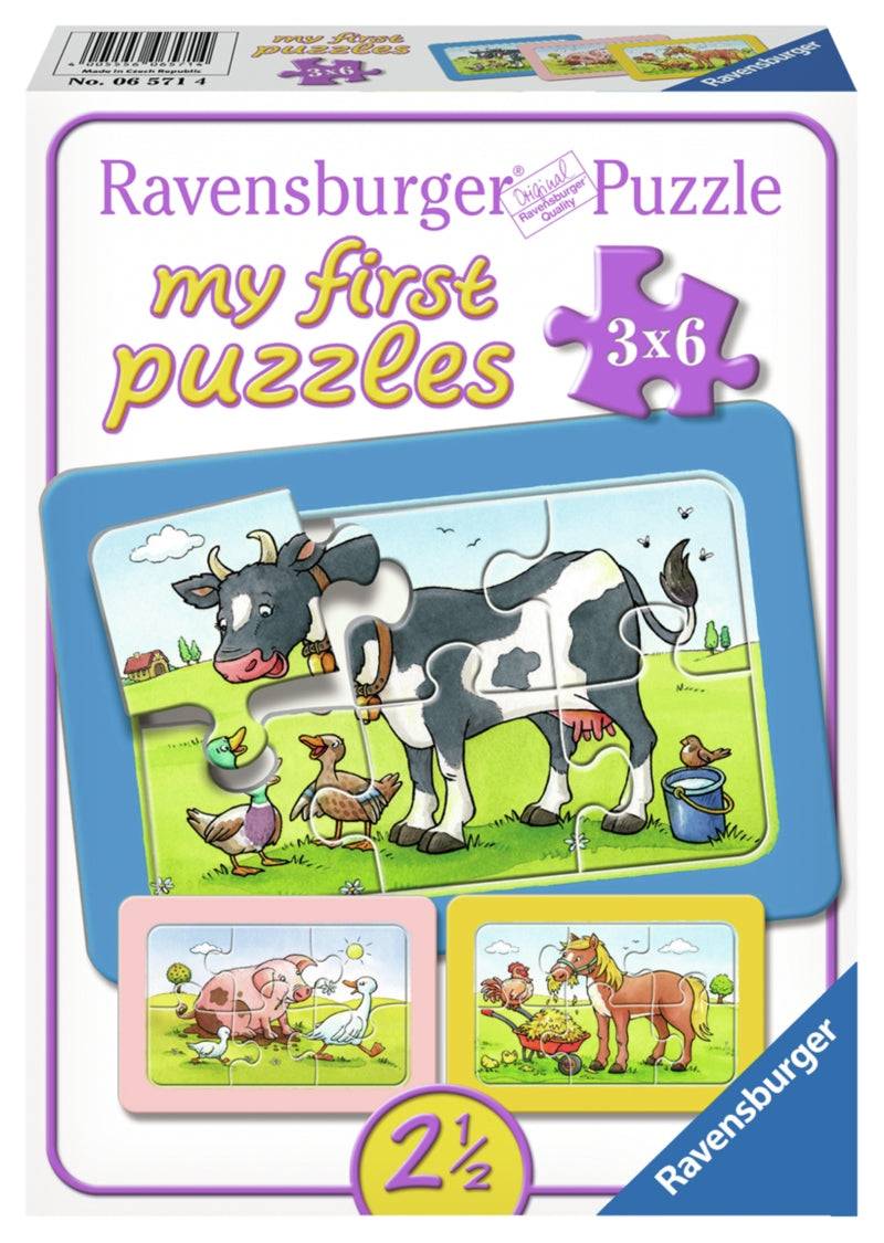 Ravensburger pussel - Good Animal Friends 3x6 bitar Default Title