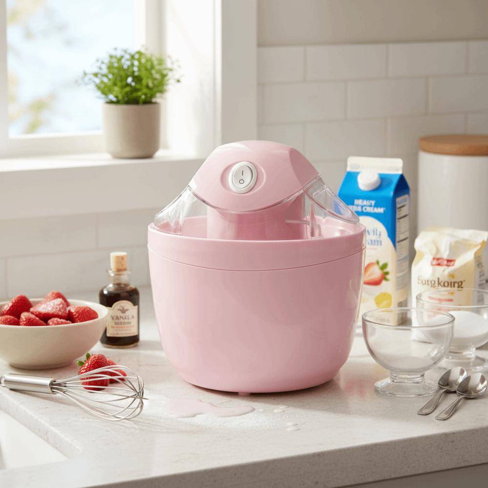 Portable Design Ice Cream Machine Household Electric Smoothie Machine  Family Use