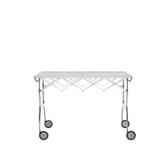 Kartell - Battista Trolley 4460, White, Matt - Serveringsvogne - Antonio Citterio - Hvid - Metal/Plast