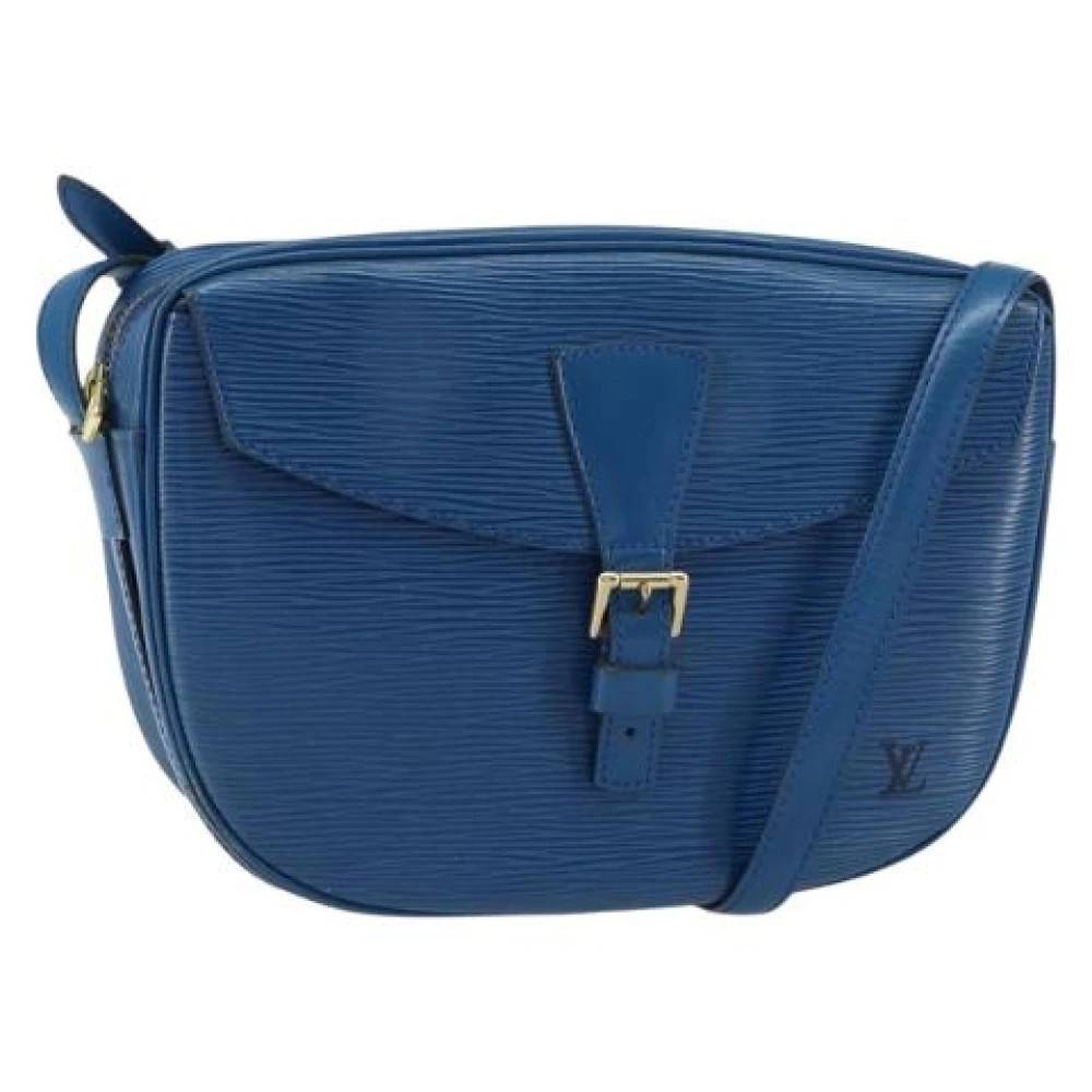 Louis Vuitton Vintage Pre-owned Vintage Cross Body Bag - Vintage - Dame - Blå - ONE SIZE - Læder