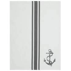 Svanefors 2-pack Navy Handduk 50×70 vit
