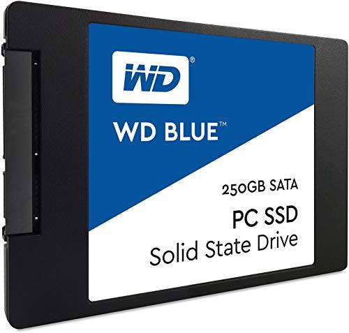 Western Digital WD blå SSD internt – SATA 6 Gbit/s 2,5" 250 GB BLÅ