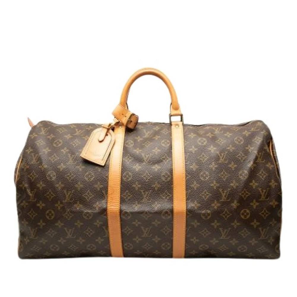 Louis Vuitton Vintage Pre-owned Keepall 55 - Vintage - unisex - Brun - ONE SIZE - Læder