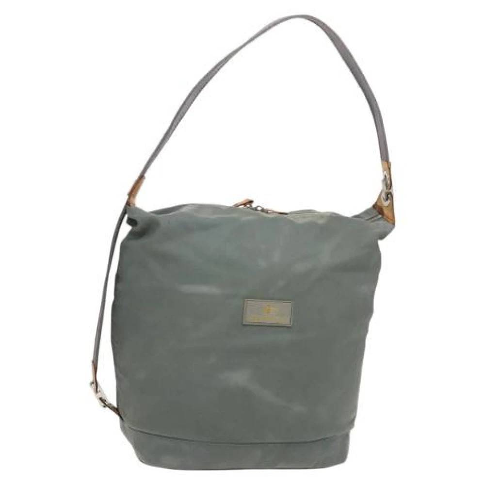 Louis Vuitton Vintage Pre-owned nylon louis-vuitton-tasker - Vintage - Dame - Grå - ONE SIZE - Nylon