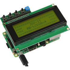 LCD Display 20x4 + 4 taster til Raspberry Pi