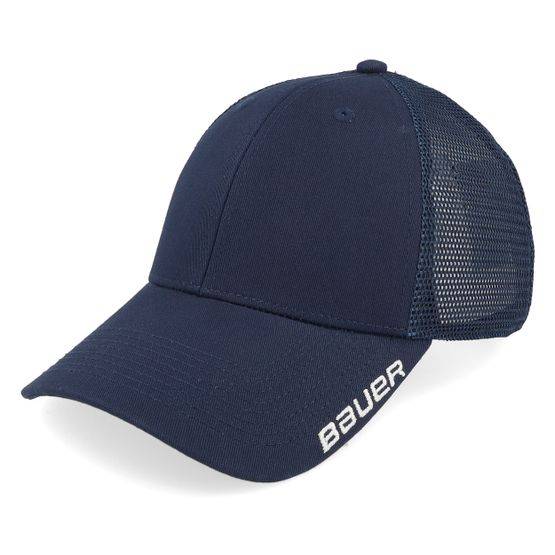 Bauer - Blå trucker Keps - Kids Team Mesh Navy Trucker @ Hatstore